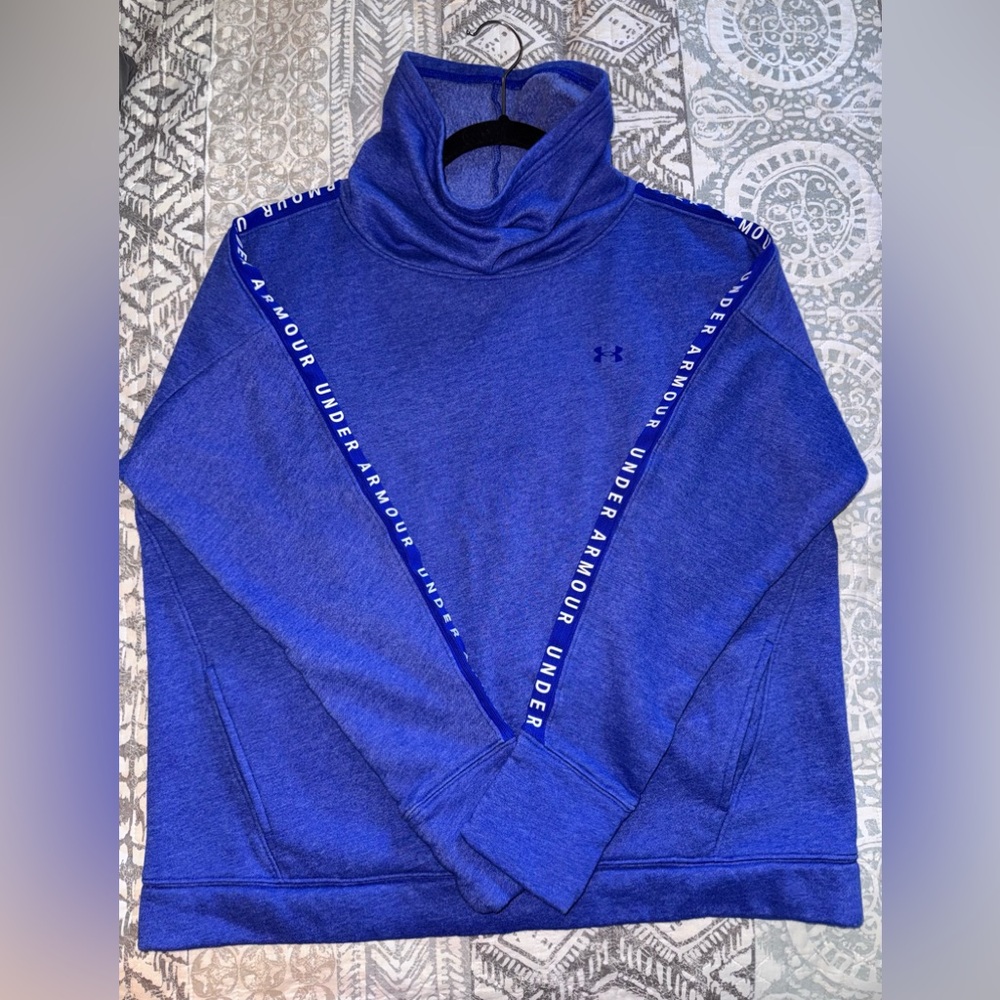 Under Armour Vibrant Blue Fleece Pullover Sweater
